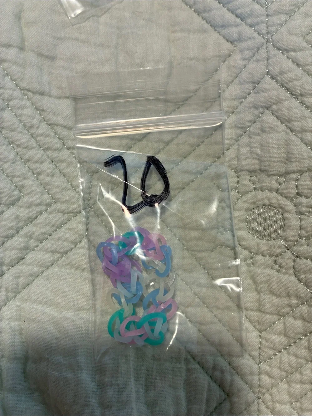 Pastel Multi-Color rubber band bracelet